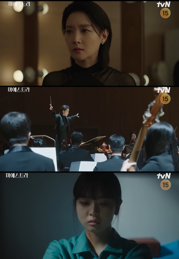 tvN 토일드라마 '마에스트라'가 독극물 사건의 진범을 잡으며 해피 엔딩으로 끝났다. /tvN 방송화면 캡처