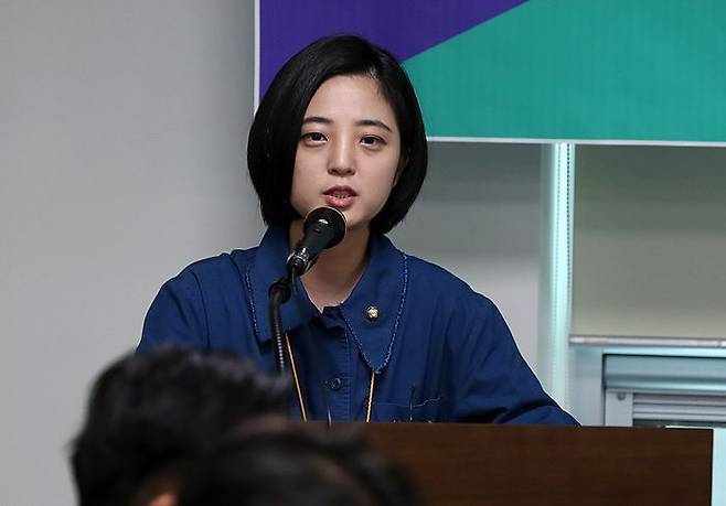 류호정 정의당 의원 ⓒ뉴시스