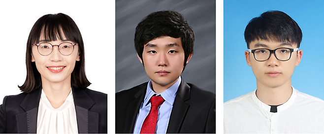 유연한 고내구성 뇌전극 기술을 개발한 연구팀. 왼쪽부터 김소희 DGIST 교수, 문현민 박사, 장재원 박사과정생