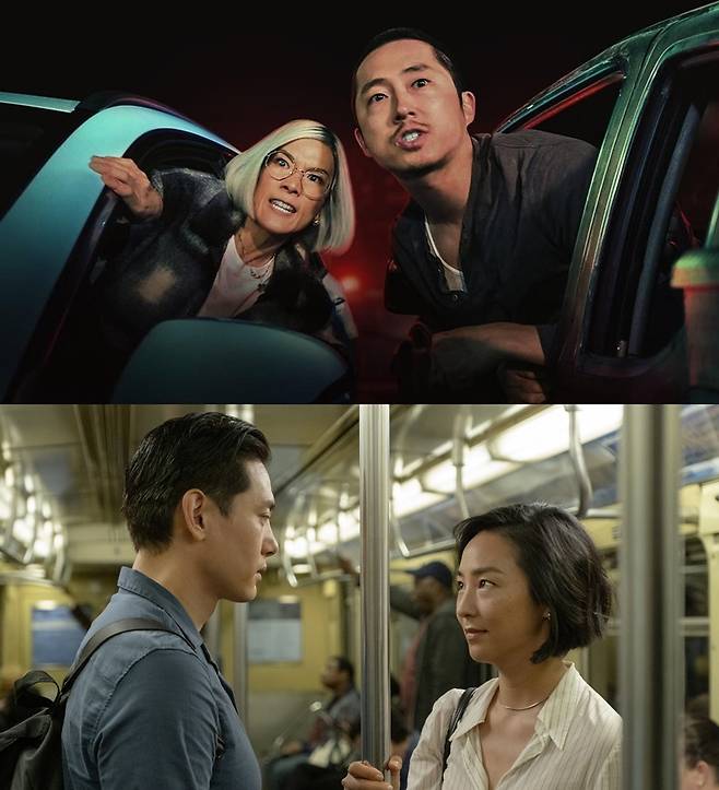 '성난 사람들'(위)과 '패스트 라이브즈'의 한 장면. 사진제공=넷플릭스, CJENM