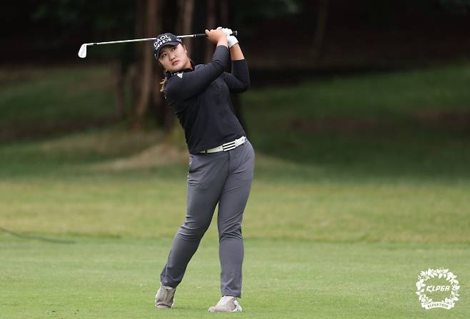 유해란이 LPGA 투어 시즌 개막전 첫날 공동 18위에 자리했다. 사진은 유해란의 KLPGA 투어 대회 경기 모습. /사진= KLPGA