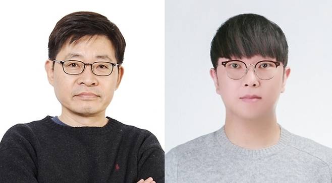 새롭게 내정된 카카오엔터테인먼트 권기수 COO(왼), 장윤중 GSO. 사진ㅣ카카오엔터테인먼트