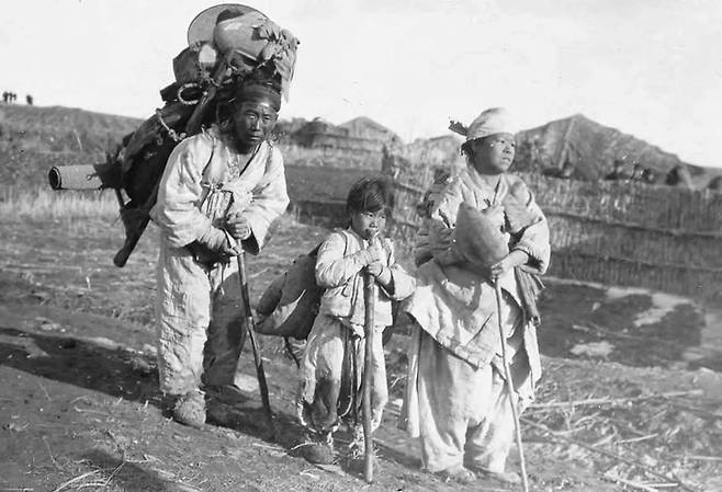 떠돌이 가족(1904년). [미국 헌팅턴도서관(잭 런던 촬영)]