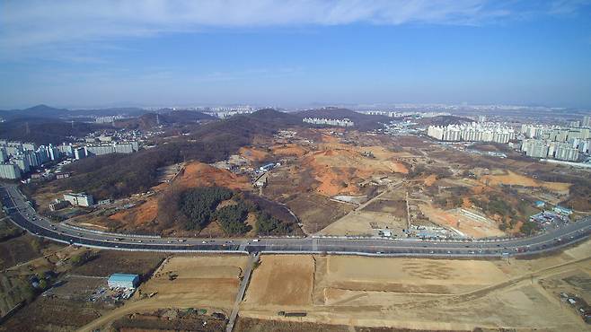 사전청약이 많이 진행됐던 검단신도시 일대 전경.  인천도시공사