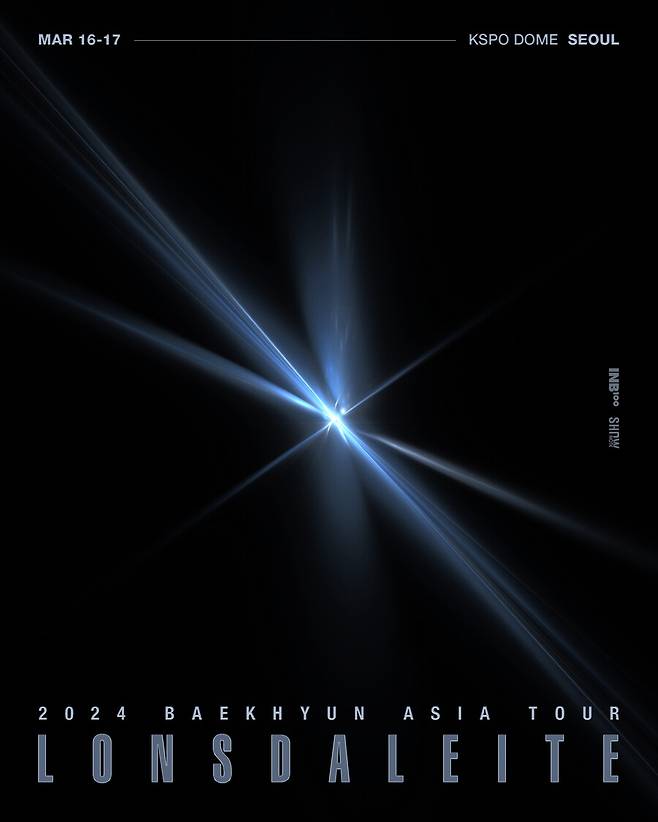 ▲ 백현 콘서트 포스터. 제공|&nbsp;아이앤비100