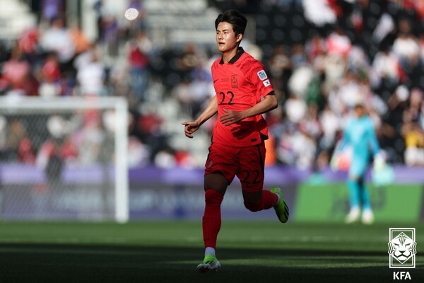 한국 축구대표팀 오른쪽 측면 수비수 설영우. 사진┃KFA