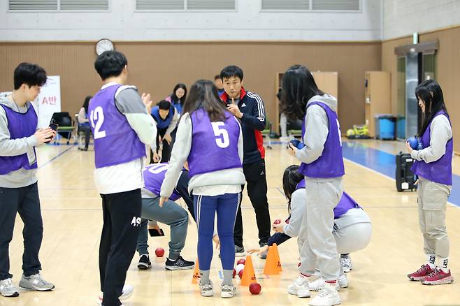 11일 대한장애인체육회 이천선수촌에서 진행된 '2023 통합체육 교사연수 실기교육' 현장. 사진제공=대한장애인체육회
