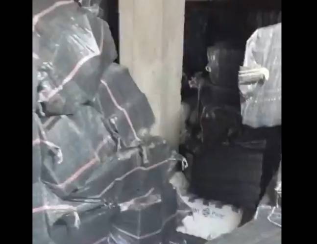 에콰도르 군·경에 의해 적발된 마약[에콰도르 군 소셜미디어 엑스(X·옛 트위터) 캡처]