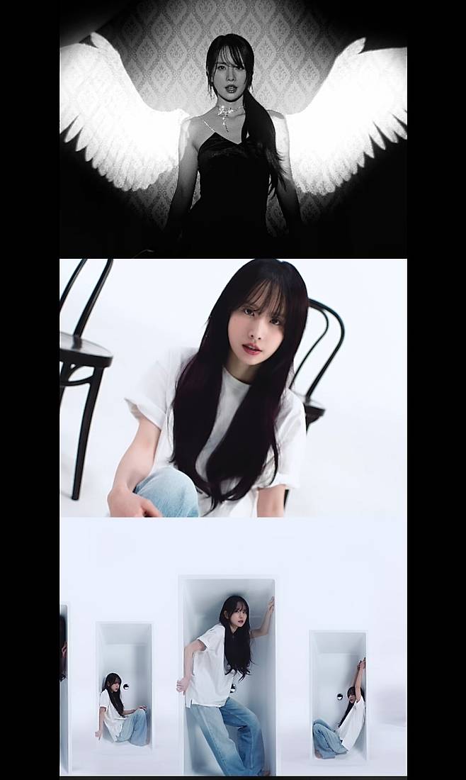 (사진=우주소녀 설아 ‘Without U’ 뮤직비디오 캡처)