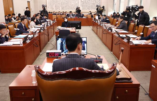 24일 국회에서 법제사법위원회 전체회의가 열리고 있다. (사진=연합뉴스)