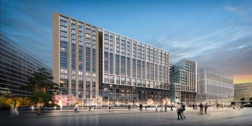 롯데호텔앤리조트가 운영 예정인 시니어 레지던스 'VL르웨스트' 투시도. 〈사진=롯데건설〉