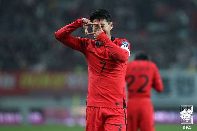 손흥민(남자 축구대표팀).대한축구협회 제공