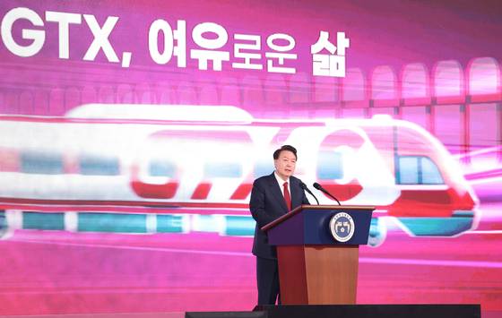 Yoon says metro area high-speed rail to begin rolling this year