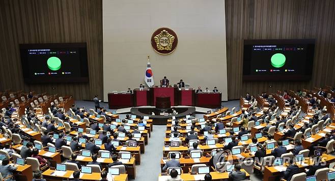 공직자윤리법 일부개정법률안 본회의 통과 [연합뉴스 자료사진]