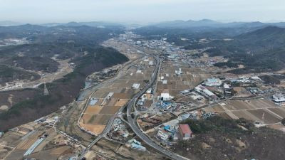 용인 처인구 이동남사 일대 첨단 시스템반도체 국가산업단지 후보지 전경. [사진제공=용인시]