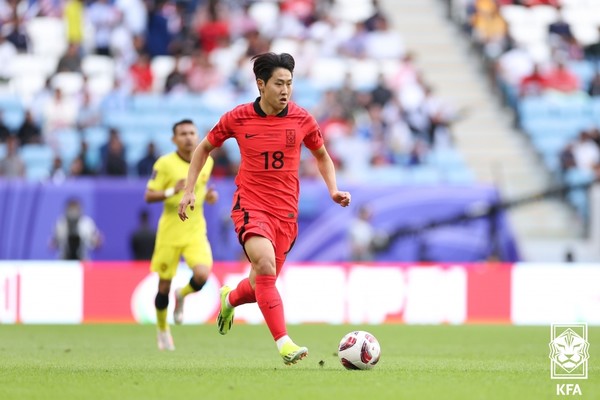 이강인(남자 축구대표팀). 대한축구협회 제공