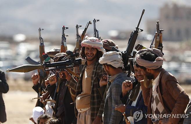 친이란 예멘 반군 후티 [EPA 연합뉴스 자료사진. 재판매 및 DB 금지]