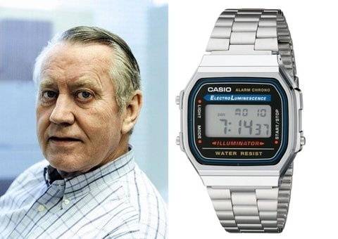 면세점 듀티프리쇼퍼스(DFS) 공동 창업자인 척 피니가 애용했던 카시오 전자시계.