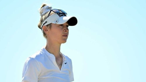 17, 18번 홀의 이글-버디로 4타 차 선두로 달아난 넬리 코다. [사진=LPGA]