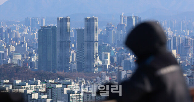 서울 남산에서 바라본 서울 시내 아파트 단지 모습. (사진=연합뉴스)