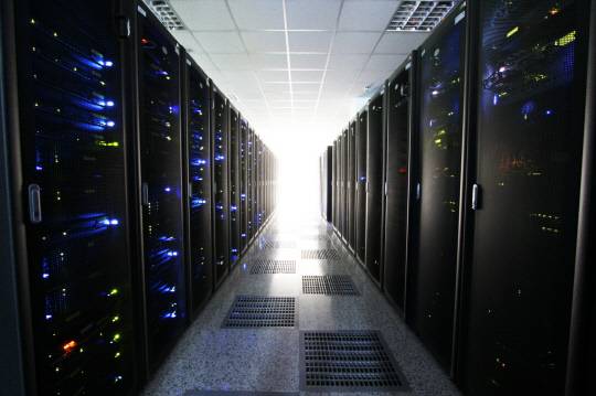 더존비즈온 데이터센터 내부 모습. 더존비즈온 제공