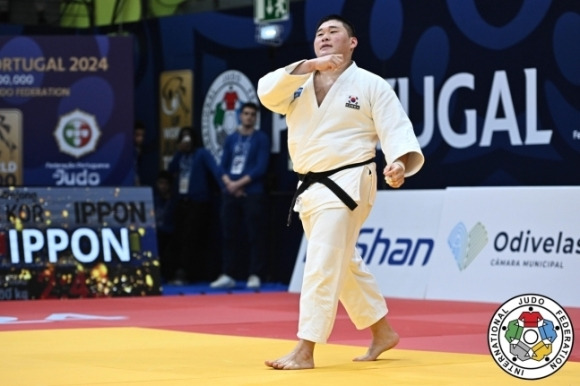 2024 포르투갈 그랑프리에서 은메달을 따낸 김민종. IJF 홈페이지 캡처