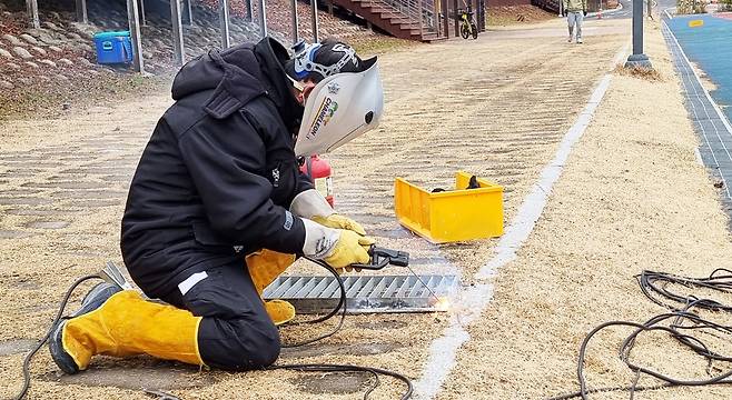 울산중구도시관리공단 시설 안전 기동반 [울산 중구 제공. 재판매 및 DB 금지]