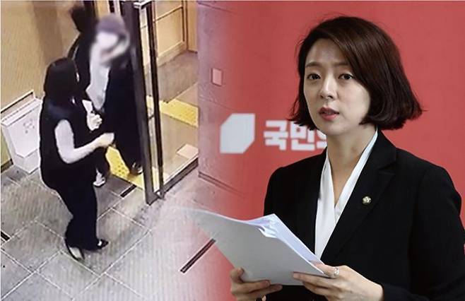 지난 25일 피습을 당한 배현진 국민의힘 의원 ⓒ뉴시스