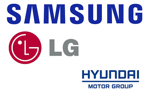 [Courtesy of Samsung, LG, and Hyundai Motor]