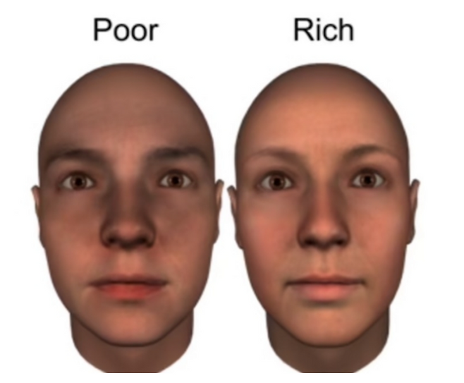 가난한 사람과 부자의 관상이 다르다는 연구 결과가 나왔다. 사진=영국 글래스고 대학교 홈페이지