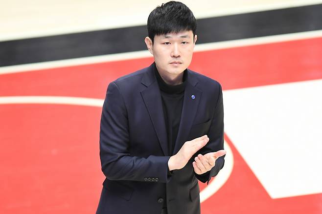 강혁 가스공사 감독대행. 사진제공=KBL