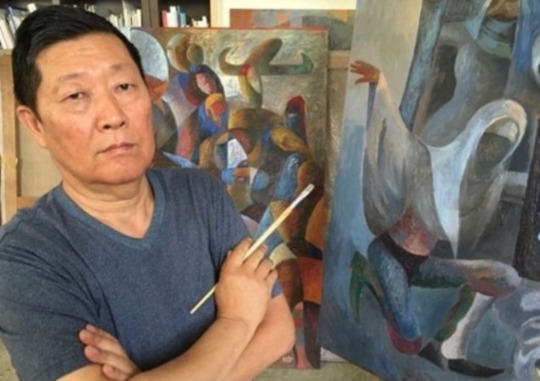 Moon Victor, a representative Koryo artist from Kazakhstan. Courtesy of Koryoin Village, Gwangju.