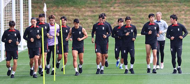 ▲ 축구대표팀의 호주전 중요 포인트는 빠른 피로 회복이다. 나머지는 4경기를 치르며 다 보여줬다. ⓒ연합뉴스