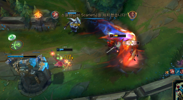 - 라인전에서도 의외의 한 방을 보여줄 수 있습니다