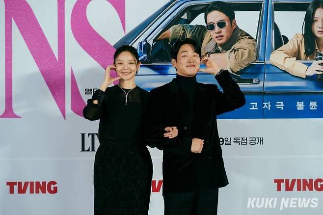 이솜(왼쪽)과 안재홍. 사진=박효상 기자