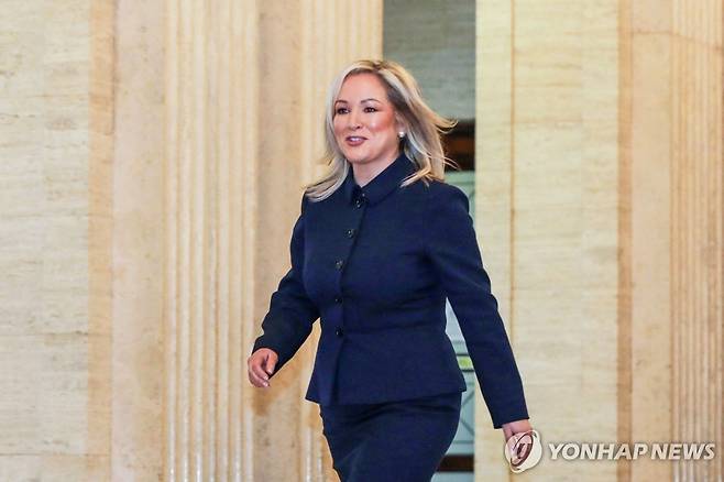 미셸 오닐 영국 북아일랜드 자치정부 수반 [AFP 연합뉴스 자료사진. 재판매 및 DB 금지]