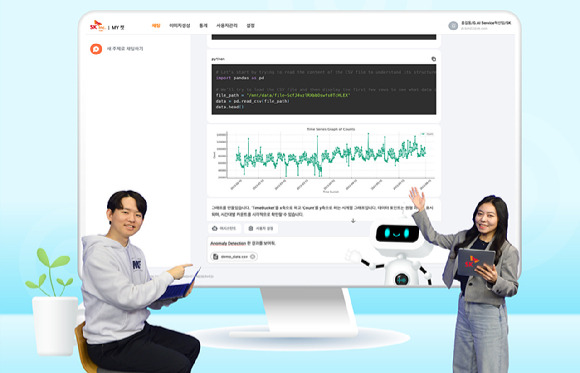 SK C&C는 멀티 거대언어모델(LLM)과 연계해 기업에서 즉시 사용 가능한 맞춤형 생성형 AI 서비스 13종을 내놨다. [사진=SK C&C]