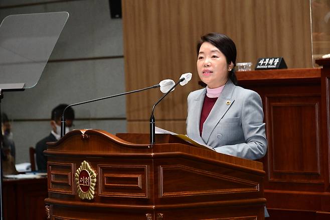 [광주=뉴시스] 임미란 광주시의원. (사진=시의회 제공) photo@newsis.com *재판매 및 DB 금지