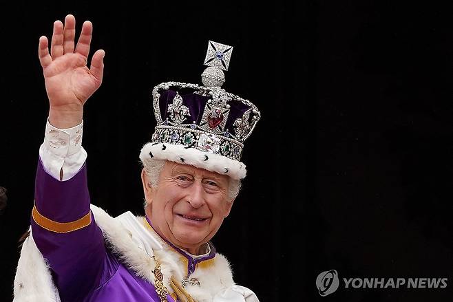 작년 5월 대관식 당시의 찰스 3세 [AFP=연합뉴스]