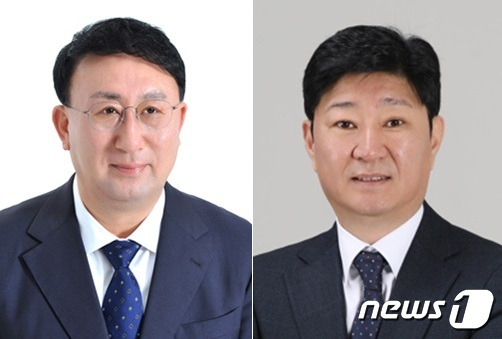 제37대 제주관광협회 회장 선거에 출마한 강동훈·강인철 후보