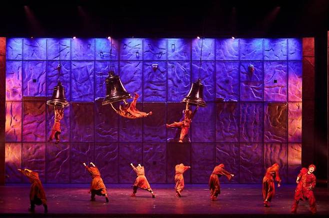 ‘노트르담 드 파리’ 공연 장면. 마스트인터내셔널