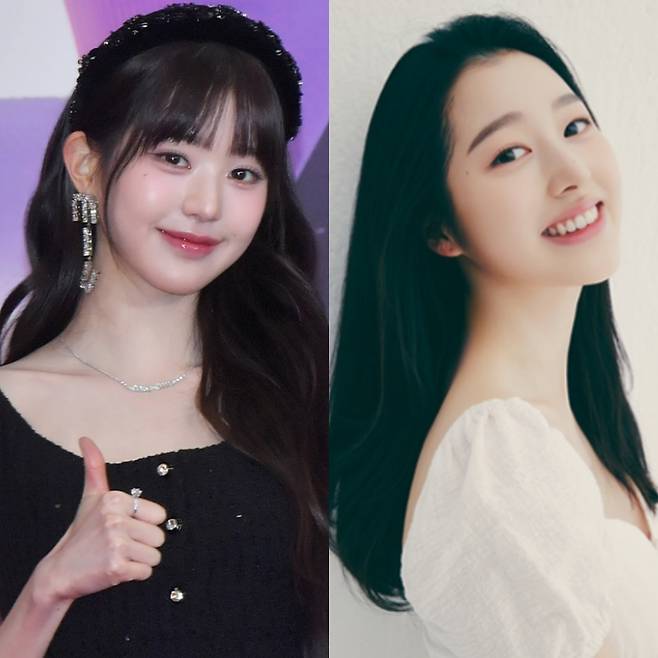 사진=장원영(왼쪽), 친언니 장다아/뉴스엔DB, 킹콩by스타쉽