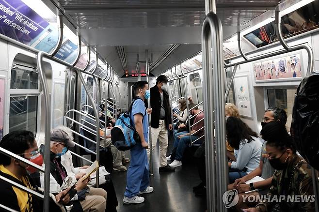 미국 뉴욕 지하철 [AFP 연합뉴스 자료 사진. 재판매 및 DB 금지]