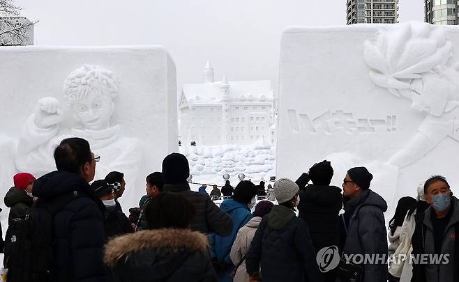 삿포로 눈 축제 개막 [촬영 김준범]