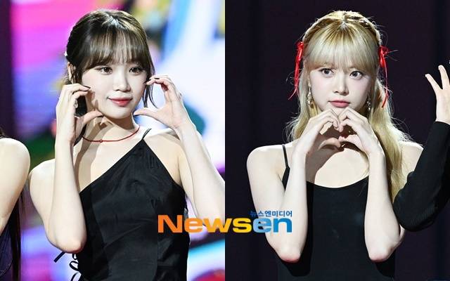 왼쪽부터 김채원, 홍은채 / 뉴스엔 DB