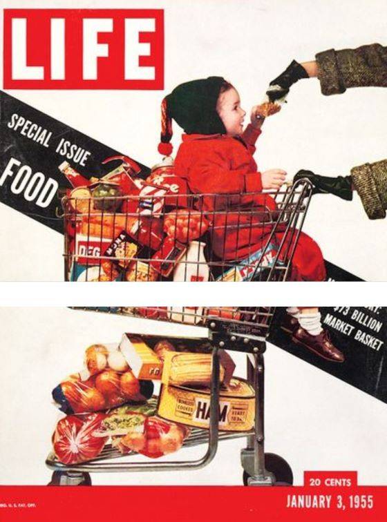 아이가 앉을 수 있는 카트가 등장했다. 골드만이 설계했다. '라이프'란 잡지커버에 해당 이미지가 실렸다.