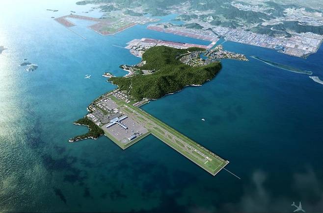 부산 가덕도신공항 조감도.(국토교통부 제공)