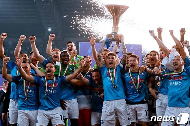 세리에A 우승 세리머니 모습ⓒ AFP=뉴스1
