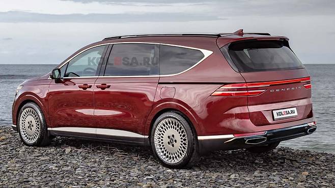 제네시스 미니밴 상상도(사진=Kolesa)