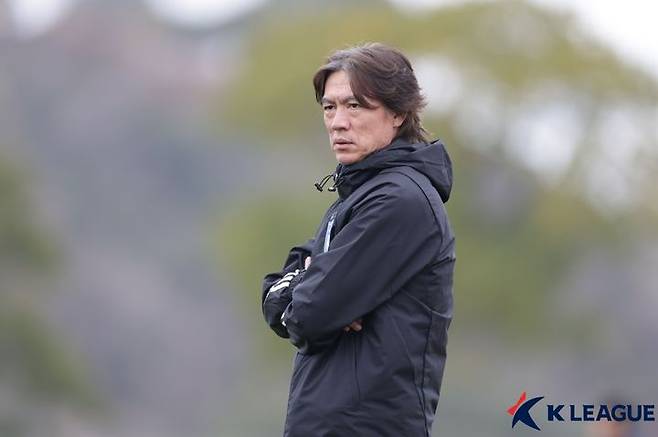 [서울=뉴시스] 프로축구 K리그1 울산현대의 홍명보 감독. (사진=한국프로축구연맹 제공) *재판매 및 DB 금지